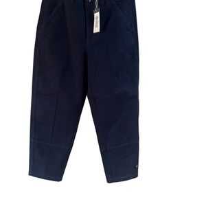 Alpine Design Navy high waist barrel pants